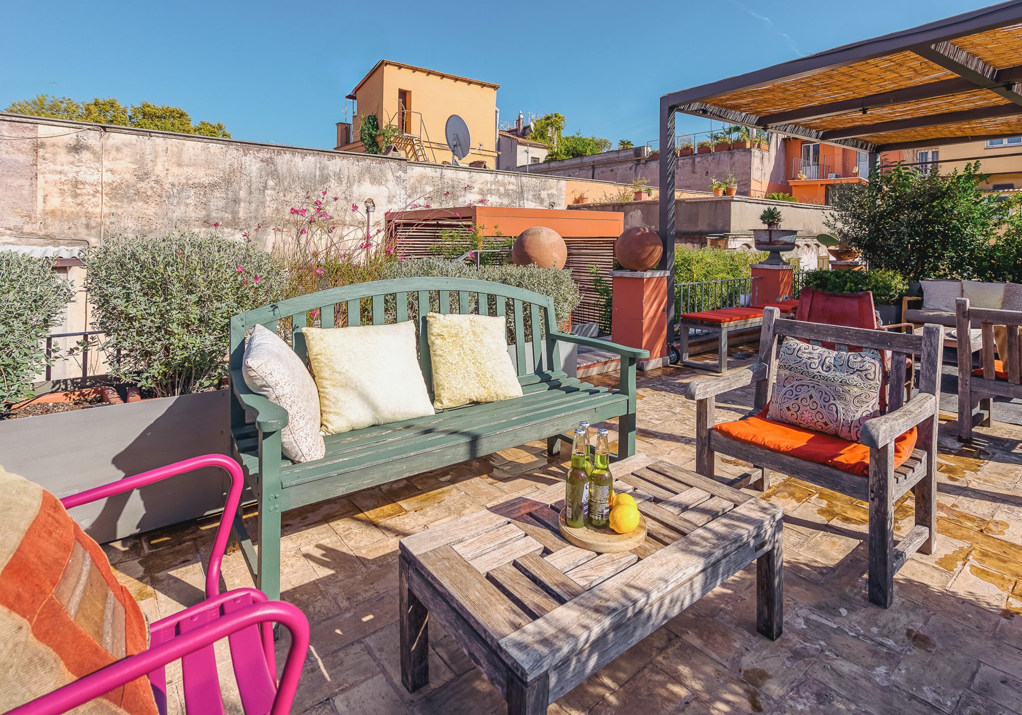 Penthouse Trastevere Rome Luxury Vacation Apartment Rental